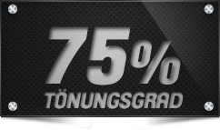 75% T&ouml;nungsgrad