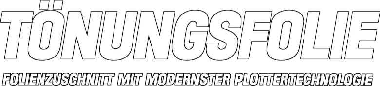 T&ouml;nungsfolie - Folienzuschnitt mit modernster Plottertechnologie