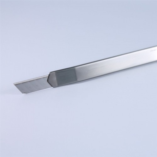 Olfa Edelstahl Cutter Messer Profi SVR-2 für 45° Klingen mit Autolock-Funktion 